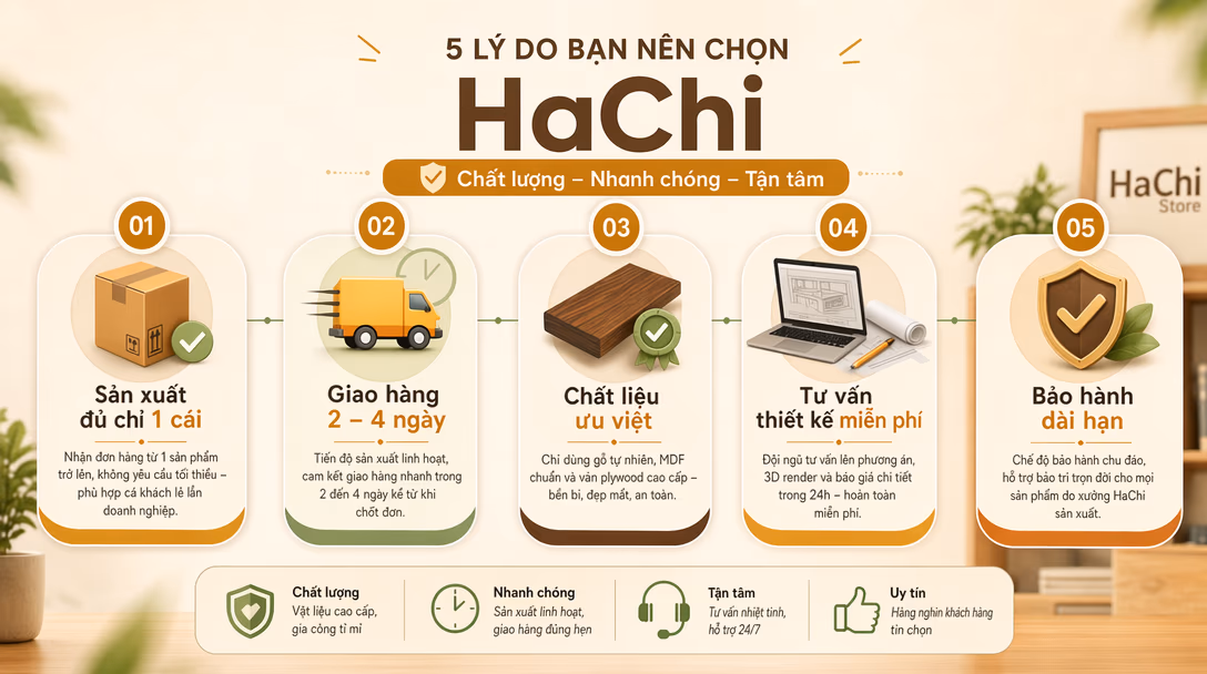 Lý do bạn nên lựa chọn HaChi