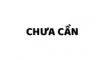 Chưa cần