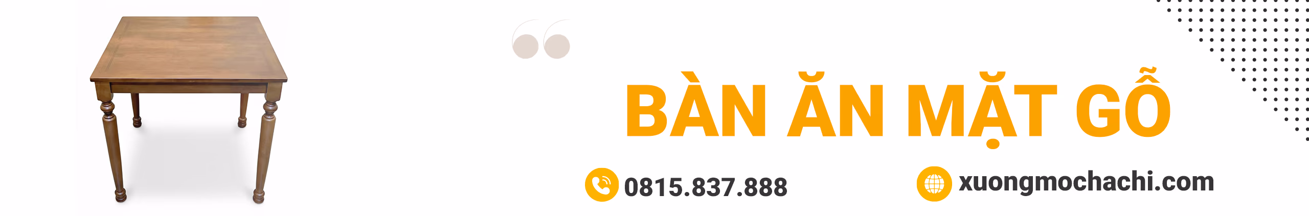 Bàn Ăn Mặt Gỗ