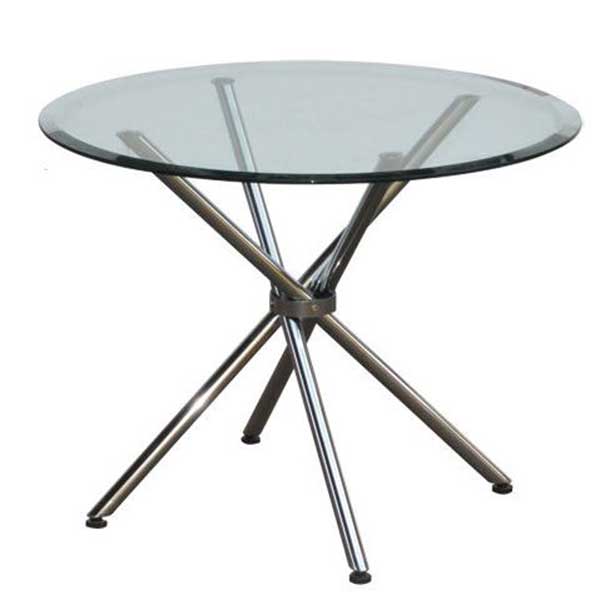 Bàn cafe mặt kính cường lực trong dày 10cm Xưởng Mộc HACHI