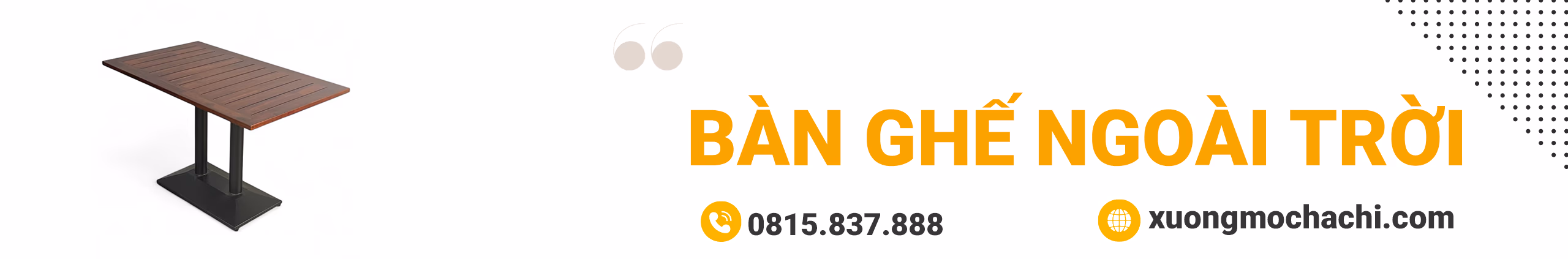Bàn Ngoài Trời