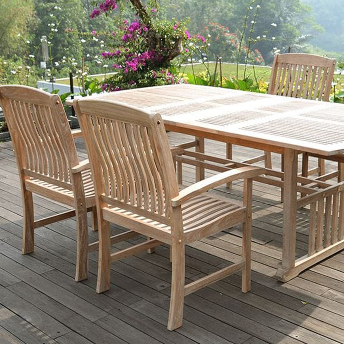 Bộ bàn ghế gỗ ngoài trời Xưởng Mộc HACHI