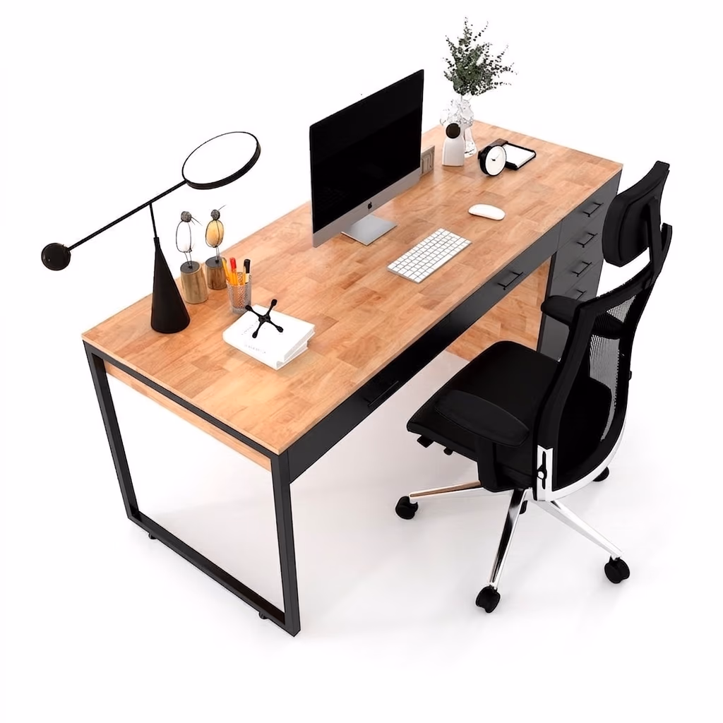Bàn giám đốc cổ điển gỗ cao su