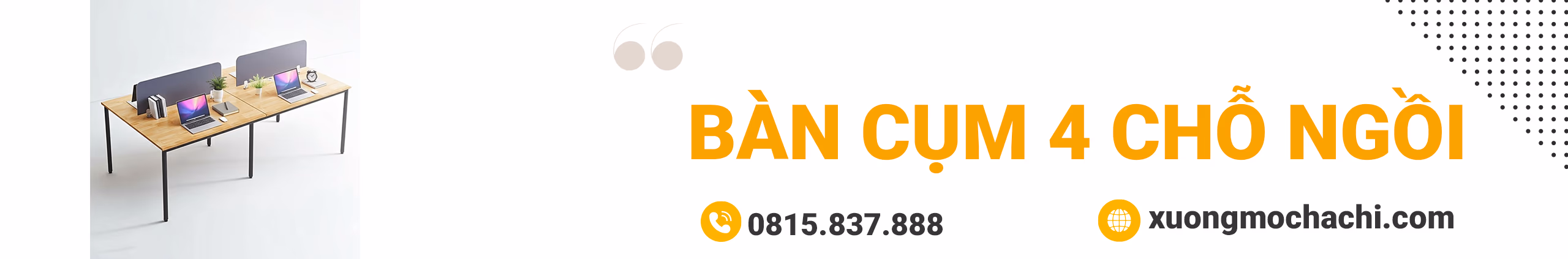Cụm bàn 4 người