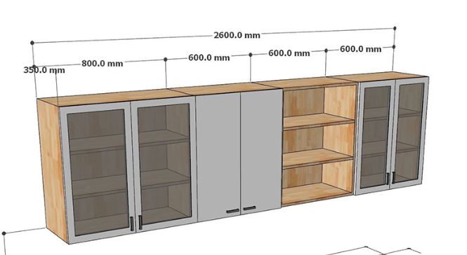 Module tủ bếp trên