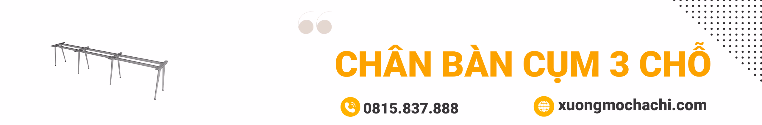 Chân bàn cụm 3