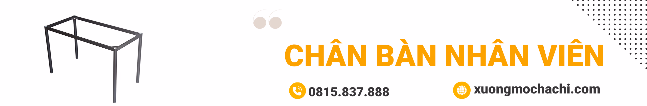 Chân bàn nhân viên