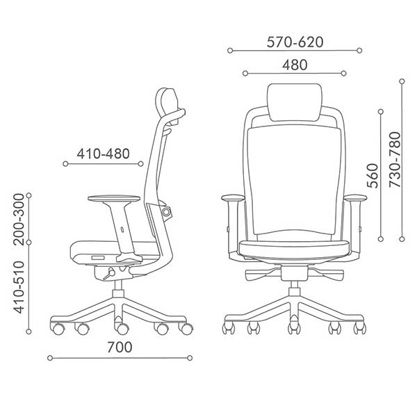 Kích thước ghế giám đốc cũng là một tiêu chí quan trọng