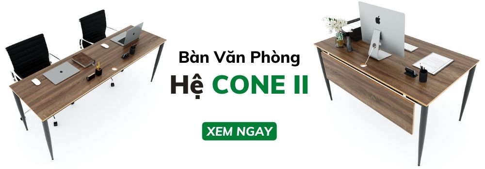 bàn văn phòng hệ cone ii