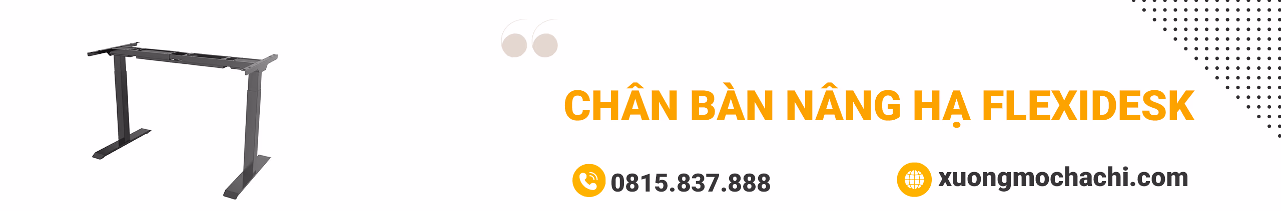 Chân bàn nâng hạ Flexi