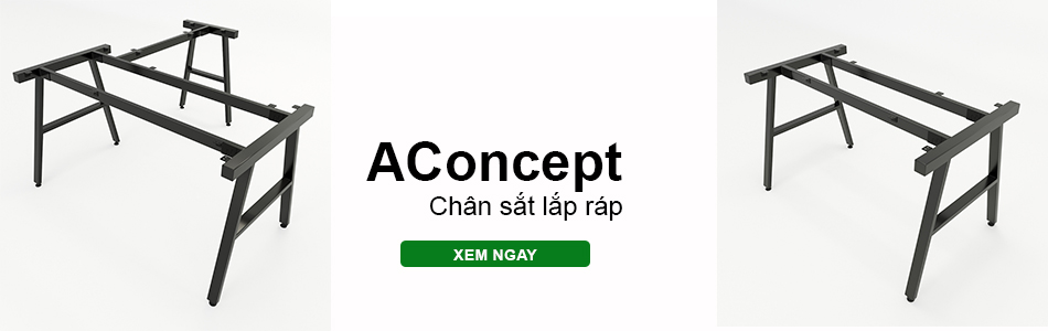 Chân sắt hệ Aconcept lắp ráp