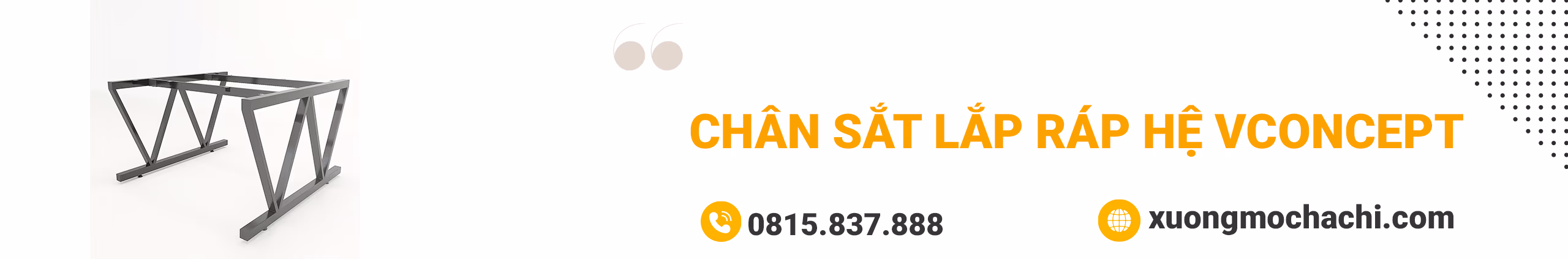 Chân sắt hệ VConcept