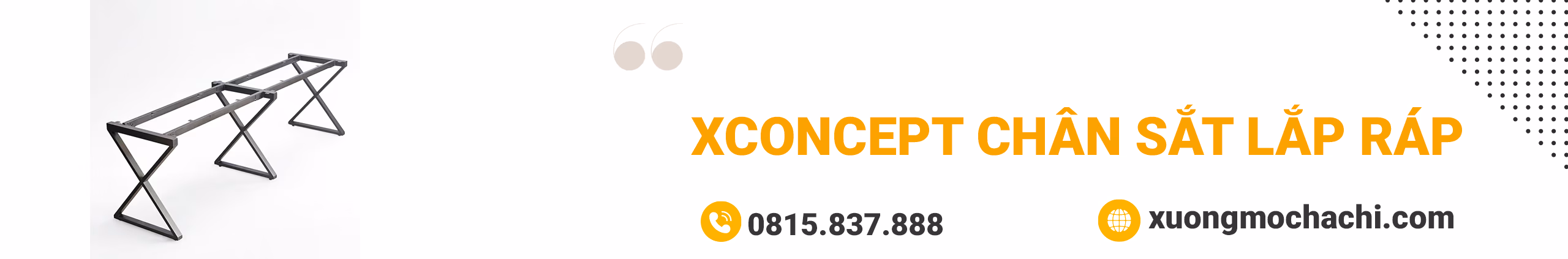 Chân sắt hệ XConcept