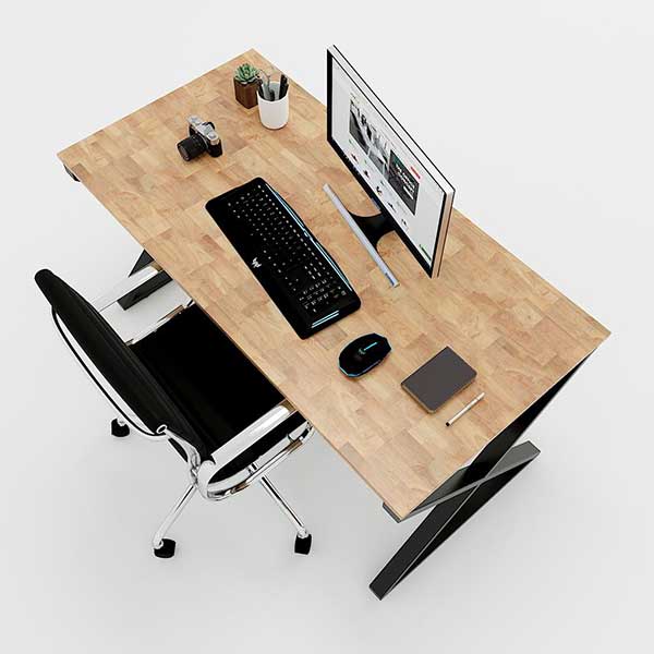 Bàn văn phòng 70x140cm hệ chân chữ X