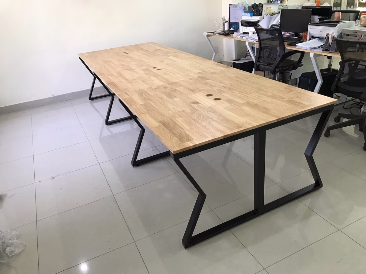 Chân bàn văn phòng hoàn thiện mặt bàn