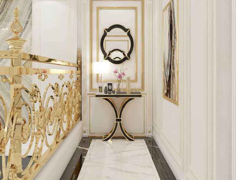 Bàn Console vị trí hành lang thay vì để trống