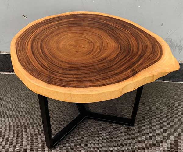 Bàn Sofa Gỗ Me Tây Nguyên Khối