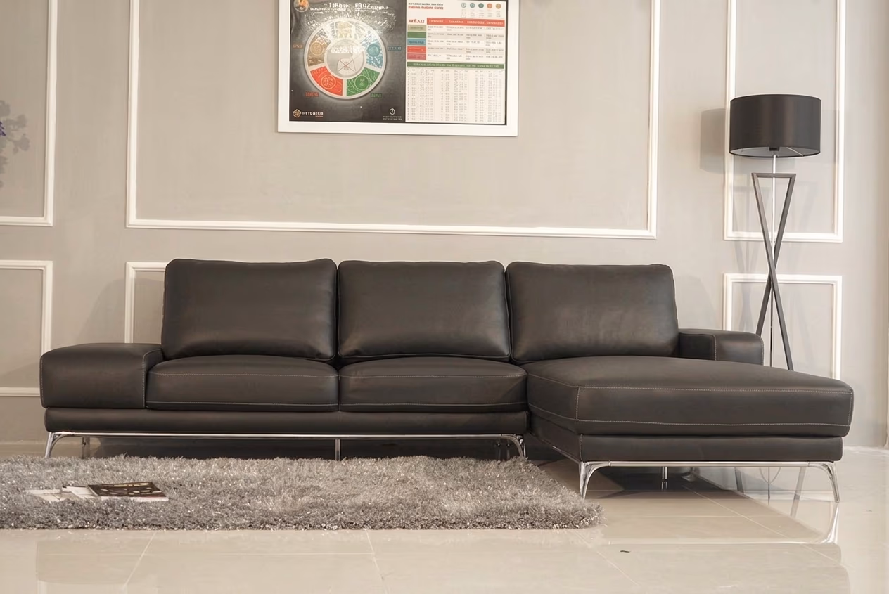 Sofa góc bằng da