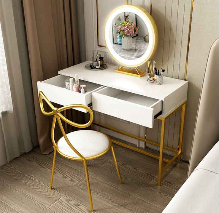 Bàn trang điểm chân sắt