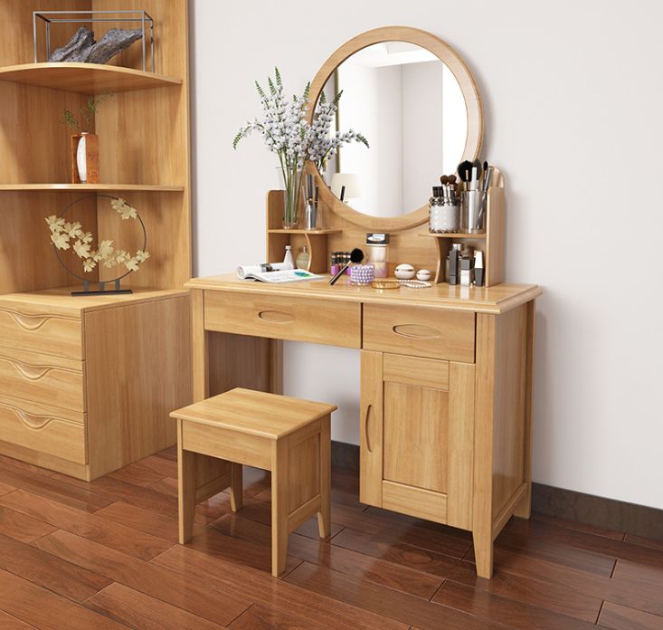 Bàn trang điểm gỗ sồi 3