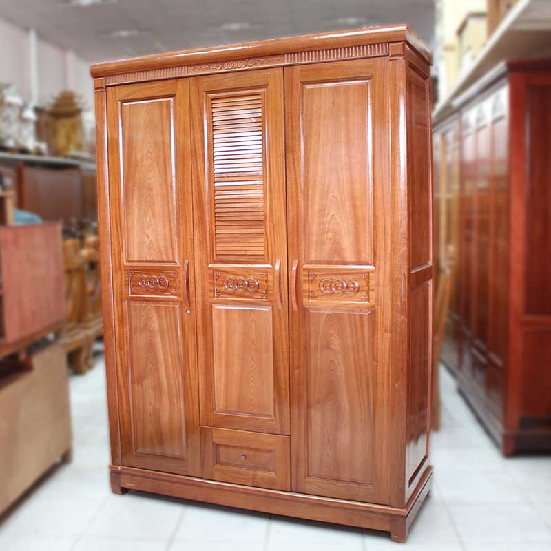 Tủ quần áo gỗ tự nhiên